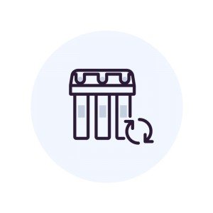 Замена ёмкости со смолой  в Water Max.